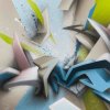Mirko Reisser (DAIM) | DAIM - Backsplash, 2017, Spraypaint on aluminium honeycomb sandwich plate, 140 x 140 cm / 55.11 x 55.11 inch