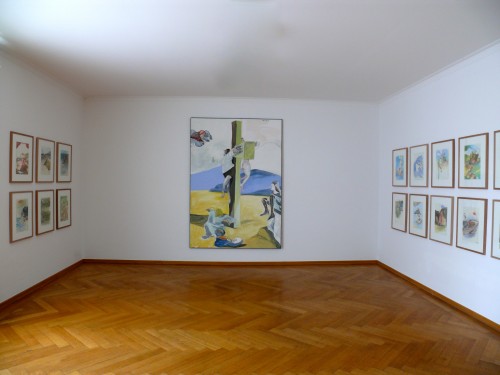 Siegfried Anzinger - Installation view, 2014