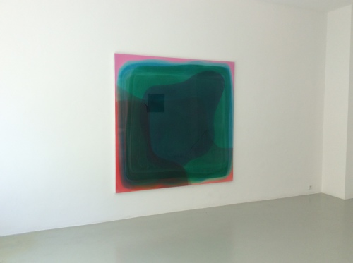 Peter Zimmermann "A Splendid Bloc" | Piano, 2014, 200 x 200 cm